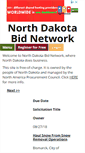 Mobile Screenshot of northdakotabids.com